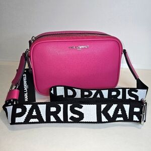 KARL LAGERFELD PINK CROSSBODY BAG